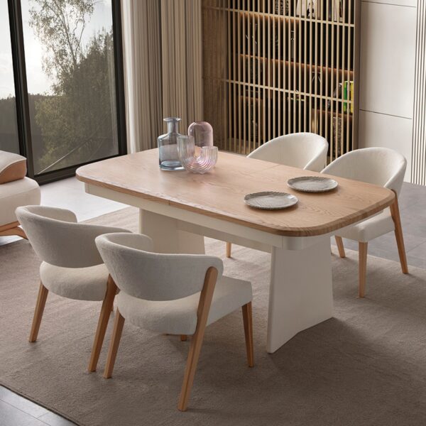 Eymense Salda Açılır Yemek Masa Takımı 4 Sandalyeli