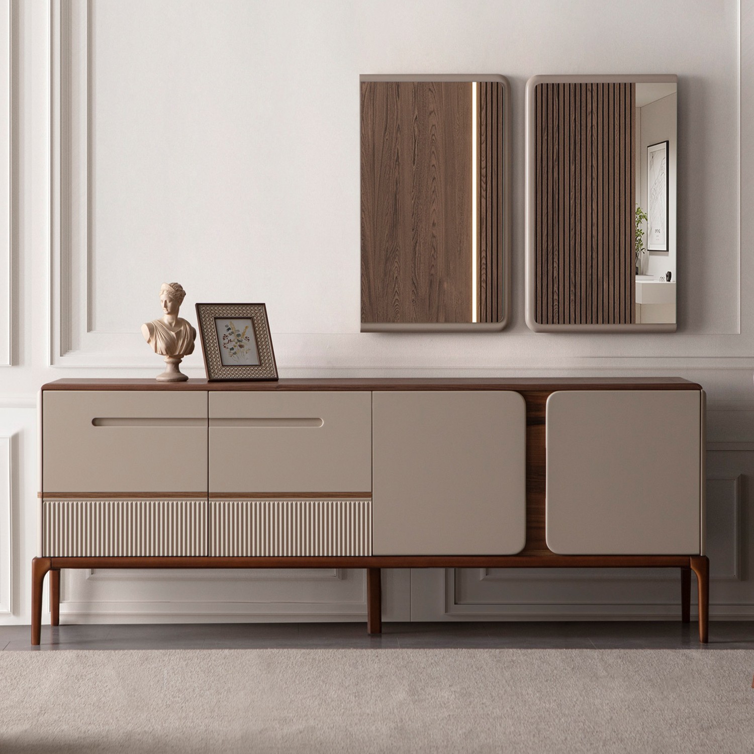 110001025177005.jpg Eymense Nirvana Yemek Odası Konsolu Ceviz - Görsel 1