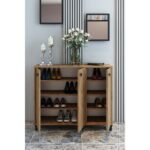 3 Kapaklı Ayakkabılık Çok Amaçlı 3 Kapaklı Dolap - Görsel 2