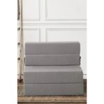 Homedius Valeria Katlanır Yatak Olabilen Koltuk Tek Kişilik Gri