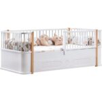 Antalya Çocuk Odası Takımı, Antalya Yavrulu Karyola, Berlin 3 Kapaklı Dolap - Ceviz - Görsel 7