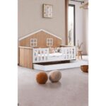 Bello Çocuk Odası Takımı, Bello Yavrulu Karyola, Berlin 3 Kapaklı Dolap, Şifonyer - Ceviz - Görsel 2