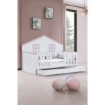 Bello Çocuk Odası Takımı, Bello Yavrulu Karyola, Fethiye 3 Kapaklı Dolap - Pembe - Görsel 2