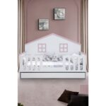 Bello Çocuk Odası Takımı, Bello Yavrulu Karyola, Fethiye 3 Kapaklı Dolap - Pembe - Görsel 3