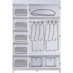 Mira Çocuk Odası Takımı, Mira Yavrulu Karyola, Berlin 3 Kapaklı Dolap, Şifonyer - Beyaz - Görsel 4