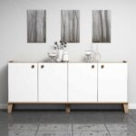 Bimossa Sümer Konsol Modern Görünüm Sepet Beyaz