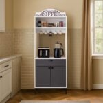 Kahve Köşesi, Pera Kahve Köşesi, Ledli Çok Amaçlı Dolap - Görsel 2