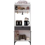 Kahve Köşesi, Pera Kahve Köşesi, Ledli Çok Amaçlı Dolap - Görsel 4