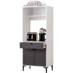 Kahve Köşesi, Pera Kahve Köşesi, Ledli Çok Amaçlı Dolap - Görsel 5