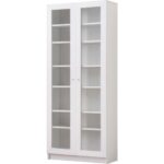 Kitaplık, Lotus Kitaplık, 2 Kapaklı Cam Kapaklı Kitaplık - Görsel 5