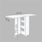 Dekorfim Ultra Flamingo Pratik Katlanır Portatif Masa - Görsel 5