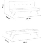 Pafu Zola Üçlü Yataklı Koltuk - Soho Petrol - Görsel 9