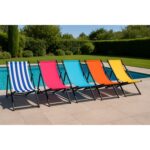 Joymobilya Katlanır Metal Şezlong – Dayanıklı ve Konforlu - Görsel 2