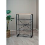 UYAN EV ÜRÜNLERİ Elit-6A  Ahşap Raflı Ayakkabılık - Görsel 2