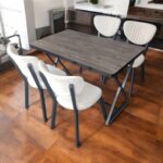 Lifema 4 Kişilik Rebab Mutfak Masa Sandalye Takımı 120 x 70 cm (Beyaz) - Görsel 2