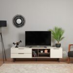 Just Home Royal Tv Ünitesi - Krem / Barok Ceviz