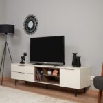 Just Home Royal Tv Ünitesi - Krem / Barok Ceviz - Görsel 4