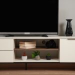 Just Home Royal Tv Ünitesi - Krem / Barok Ceviz - Görsel 6