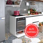 Kenzlife ankastre modülü kabini berilyum byz fırın ocak dolabı kapaklı