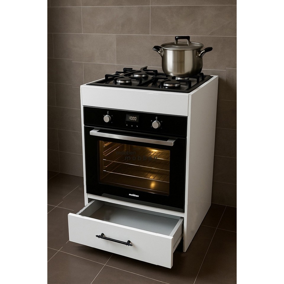 110001045042039.jpg Ankastre Dolabı Çekmeceli Ankastre Fırın Dolabı Ocak Dolabı Ankastre Ocak Dolabı - Görsel 1