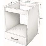 Ankastre Dolabı Çekmeceli Ankastre Fırın Dolabı Ocak Dolabı Ankastre Ocak Dolabı - Görsel 4