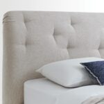 Enza Home Cante Başlıklı Baza 2'li Set - Krem - Görsel 6