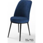 Canisa Concept Via Serisi Açılabilir Mutfak Masa Takımı- Siyah Mermer Desen Masa+6 Adet Sandalye - Görsel 2