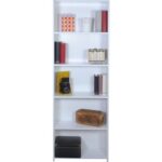 Pratico Laris 5 Raflı Kitaplık  Beyaz - Görsel 4