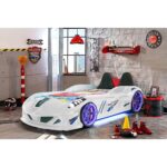 Setay Formula Çocuk Odası Full Jaguar Koltuklu Full Ledli Beyaz Arabalı Yatak - Görsel 5