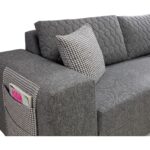 Eymense Loft Köşe Koltuk Takımı Gri - Görsel 4