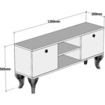 Ferniso Mobilya 120 cm Tv Ünitesi Çam - Görsel 4