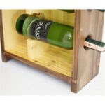 Kilizman Masif Ahşap Şaraplık-Şişe Dolabı - Görsel 3