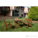 Modermo Ahşap Katlanır Masa (109) + 4 Adet Ahşap Katlanır Koltuk (104) - Görsel 4