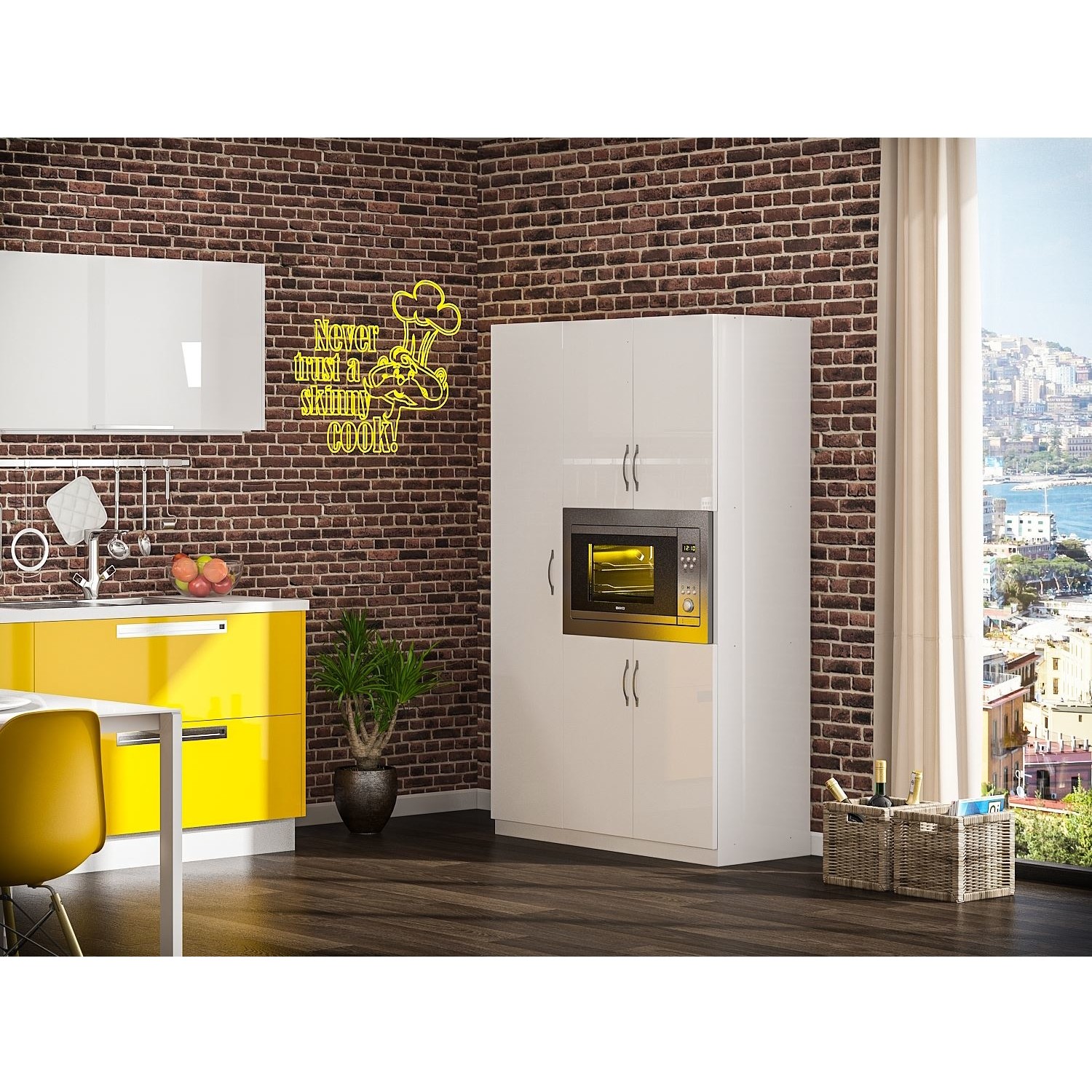 9885960699954.jpg Aeka -3030 Dyg 5 Kapaklı Çok Amaçlı Dolap - Görsel 1