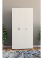 3 Kapaklı Gardırop - Beyaz