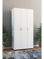 3 Kapaklı Gardırop - Beyaz - Görsel 3