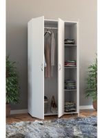 3 Kapaklı Gardırop - Beyaz - Görsel 4