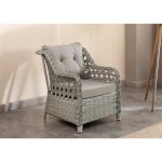 Btk Concept Datça Rattan Bahçe Mobilyası 3+1+1 Açık Gri/masalı - Görsel 3