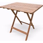 Evvon Ahşap Katlanır Bistro Set 4lü Minderli Balkon Bahçe Mobilyası - Görsel 6