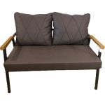 Sim House Simhouse Metal Çay Seti 2+1+1 Bahçe Balkon Teras Takımı - Görsel 3